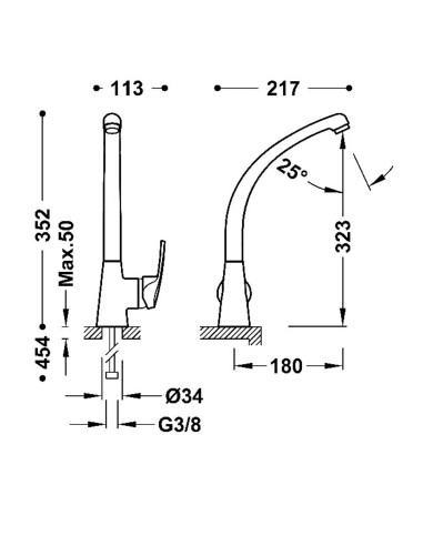 MITIGEUR CUISINE TRES