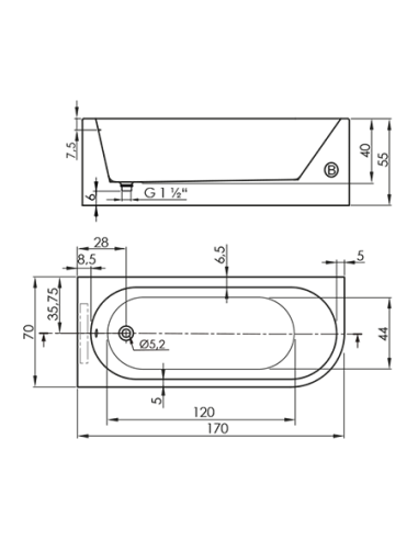 BAIGNOIRE TORINO ANGOLO SANYCCES