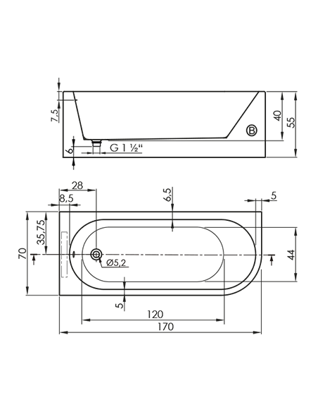 BAIGNOIRE TORINO ANGOLO SANYCCES