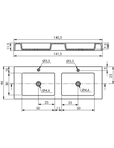 LAVABO SANYDUR SLATE CLEVER DUO SANYCCES 2