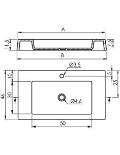 LAVABO SANYDUR SLATE CLEVER SANYCCES 2