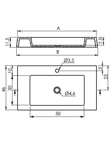 LAVABO SANYDUR SLATE CLEVER SANYCCES