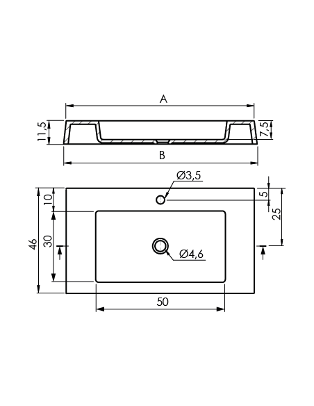 LAVABO SANYDUR SLATE CLEVER SANYCCES