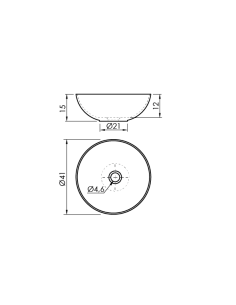 LAVABO CERAMIC PADOVA 41 SANYCCES 2