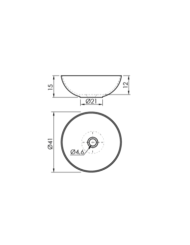 LAVABO CERAMIC PADOVA 41 SANYCCES