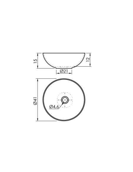 LAVABO CERAMIC PADOVA 41 SANYCCES