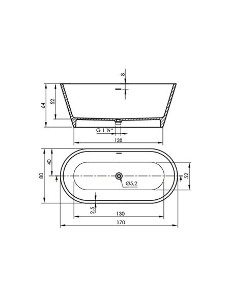 BAIGNOIRE MODERN SANYCCES