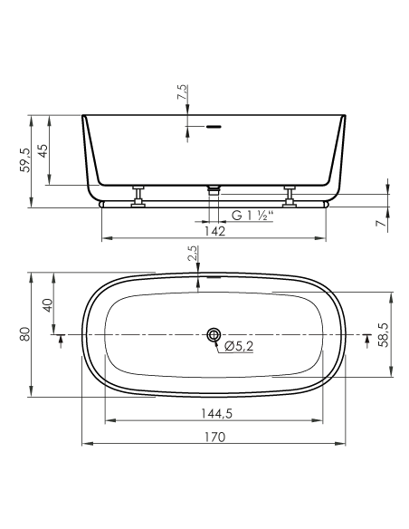 BAIGNOIRE CALMA SANYCCES