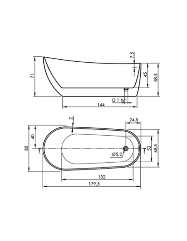 BAIGNOIRE DALIA SANYCCES