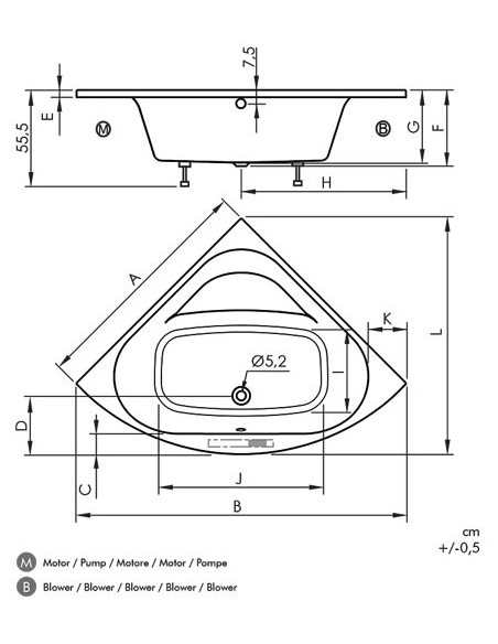 BAIGNOIRE BRISA SANYCCES