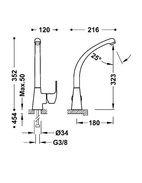 MITIGEUR CUISINE TRES