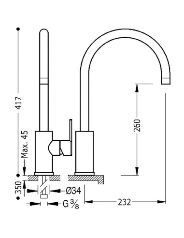 MITIGEUR CUISINE TRES