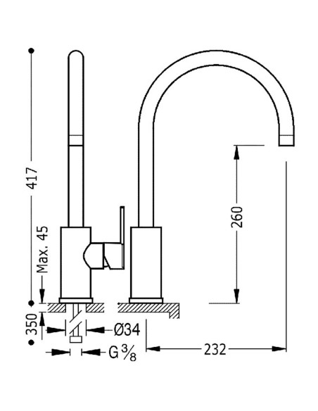 MITIGEUR CUISINE TRES