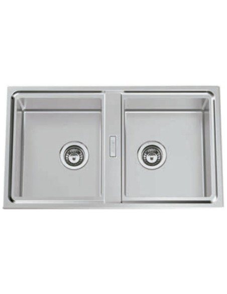 EVIER DE CUISINE DOUBLE BAC  FUSSION AQUORE