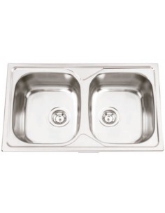 EVIER DE CUISINE DOUBLE BAC  OKI AQUORE