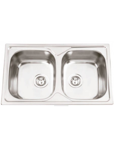 EVIER DE CUISINE DOUBLE BAC  OKI AQUORE