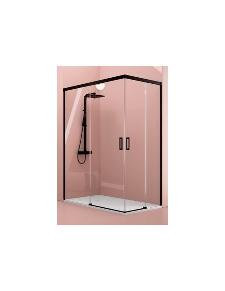 Paroi de Douche Q Line 4 Noir - Série Q Line - QUADRA