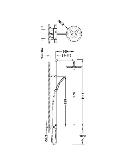 COLONNE DE DOUCHE SUPREME SKY BATH