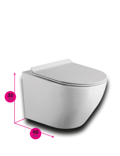 WC SUSPENDU SANITSHOP +