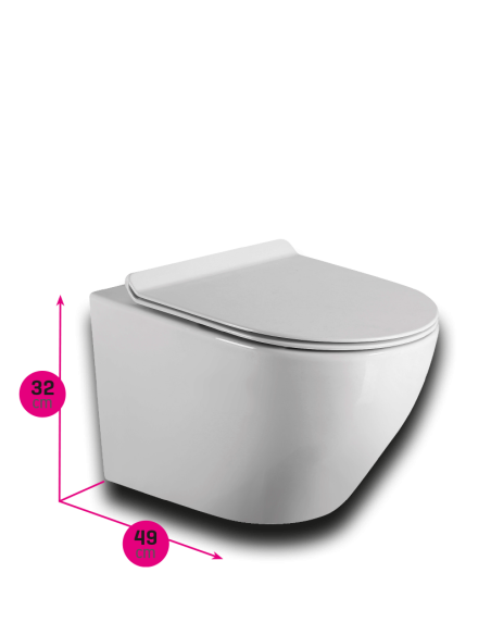 WC SUSPENDU SANITSHOP +