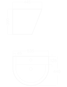 LAVABO ZERO ROUND  BECRISA 2