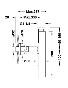 SIPHON CARRÉ TRES GRIFERIA 2