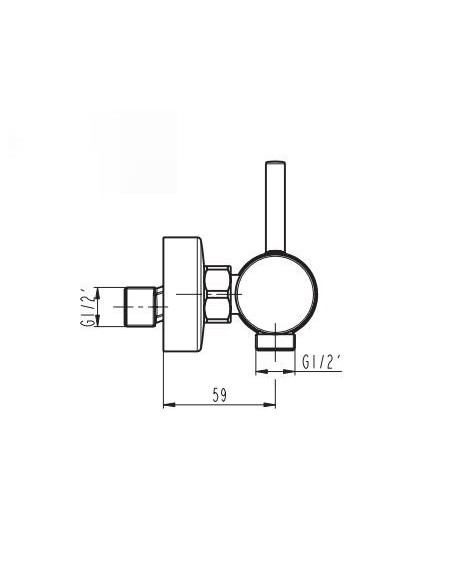 Mitigeur douche SIRIO - GME