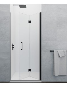 PAROI DE DOUCHE GLASS REPLIABLE BLACK 180° COMBI 2 GME