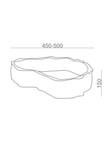 VASQUE BOIS  PETRA  ART & BATH