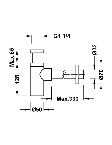SPHON TÉLESCOPIQUE TRES GRIFERIA