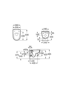 WC SUSPENDU ONA ROCA 2