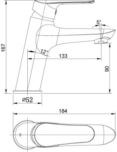 MITIGEUR LAVABO BORRAS 2