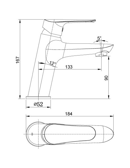 MITIGEUR LAVABO BORRAS