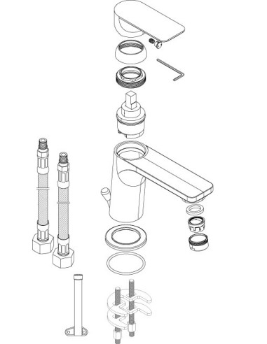 MITIGEUR LAVABO BORRAS