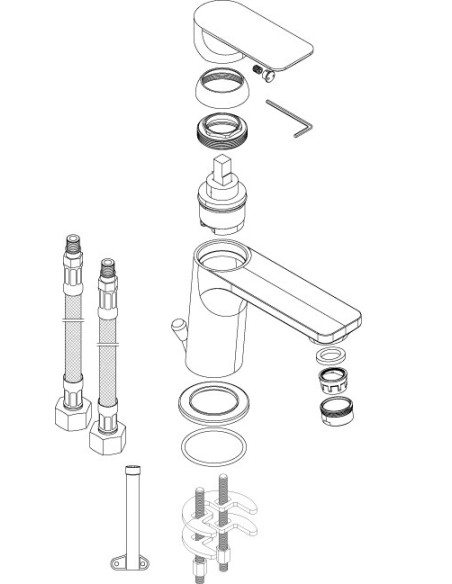 MITIGEUR LAVABO BORRAS