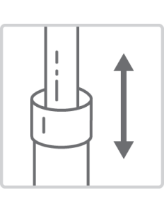 COLONNE DE DOUCHE  TÉLESCOPIQUE BASE PLUS TRES GRIFERIA 2