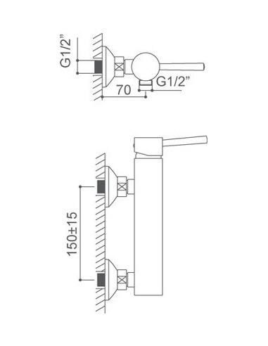 MITIGEUR DOUCHE MIL BORRAS
