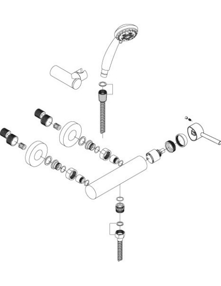 MITIGEUR DOUCHE MIL BORRAS