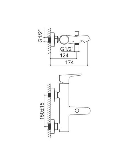 MITIGEUR BAIN DOUCHE BCN BORRAS