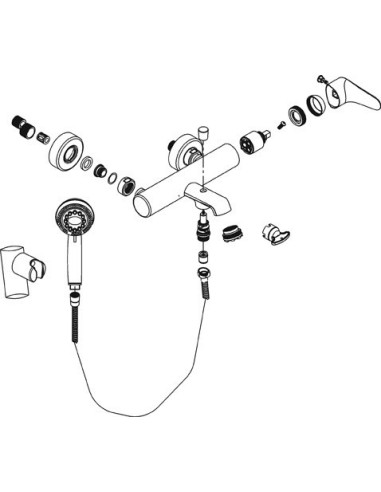 MITIGEUR BAIN DOUCHE BCN BORRAS