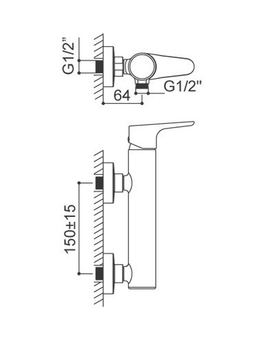 MITIGEUR DOUCHE BCN BORRAS