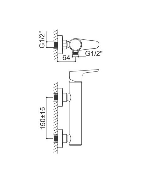 MITIGEUR DOUCHE BCN BORRAS