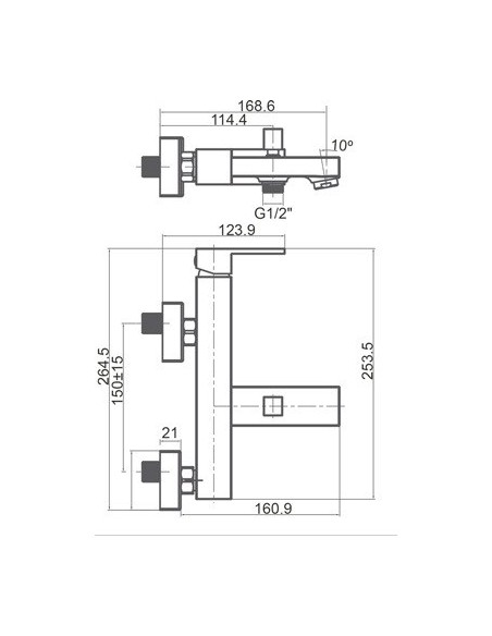 MITIGEUR BAIN DOUCHE CAT BORRAS