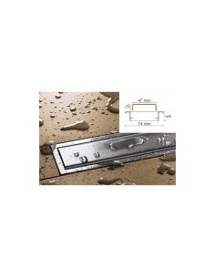 CANIVEAU DE DOUCHE KERDILINE-A-EP SCHLUTER 2