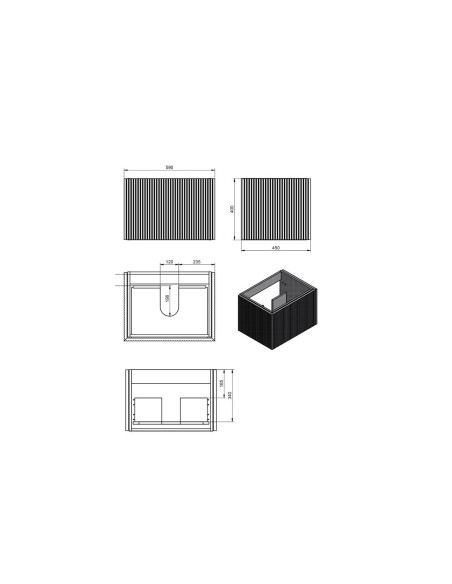 Meuble de Salle de Bain BARI - Collection BARI - VISOBATH