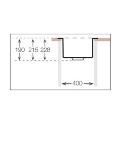 EVIER DE CUISINE RECTANGULAIRE  LUXOR SOLFLESS 2