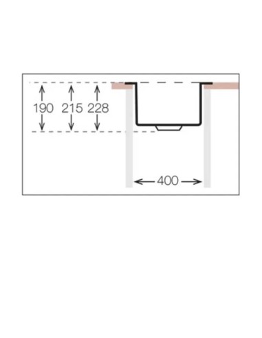 EVIER DE CUISINE RECTANGULAIRE  LUXOR SOLFLESS