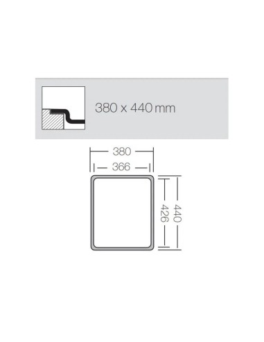 EVIER DE CUISINE RECTANGULAIRE  LUXOR SOLFLESS