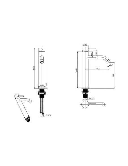 MITIGEUR HAUT ROCK SKY BATH