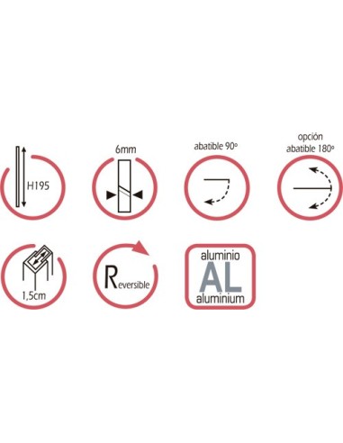 PAROI DE DOUCHE TWENTY BLACK GME